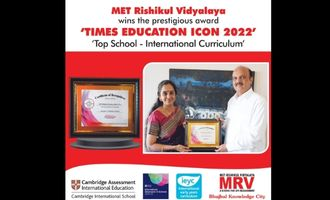 MRV wins the prestigious award 'Times Education Icon 2022'